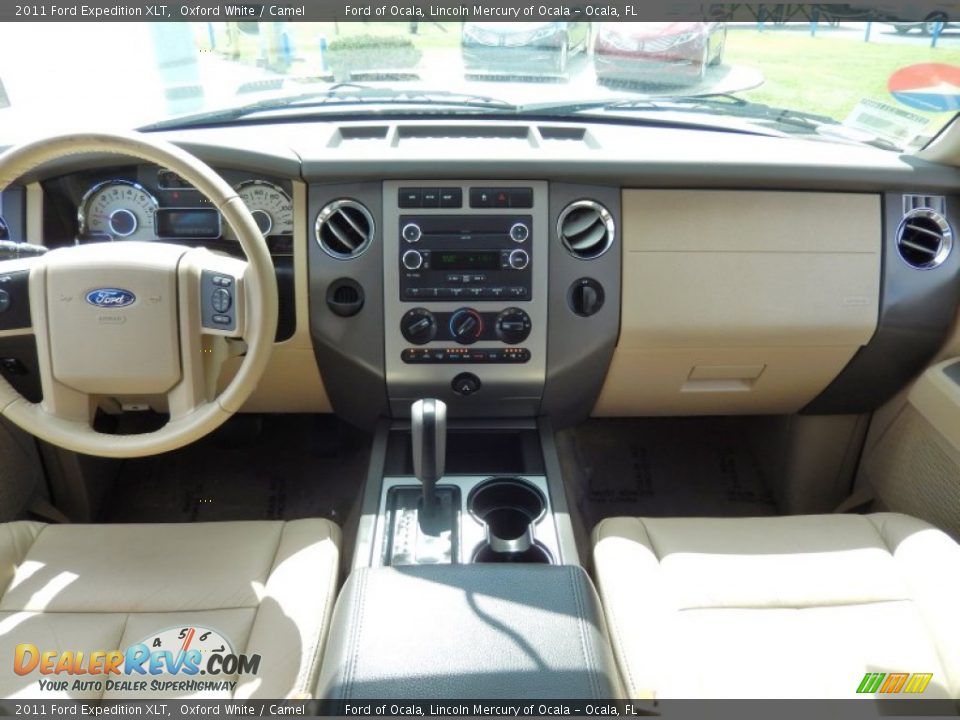 2011 Ford Expedition XLT Oxford White / Camel Photo #21