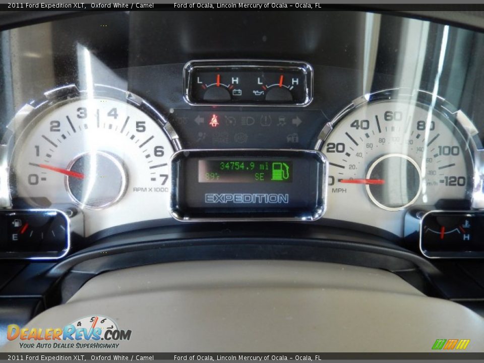 2011 Ford Expedition XLT Oxford White / Camel Photo #23