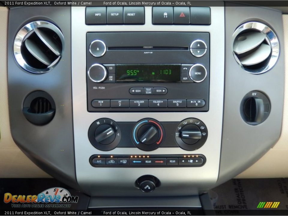 2011 Ford Expedition XLT Oxford White / Camel Photo #24