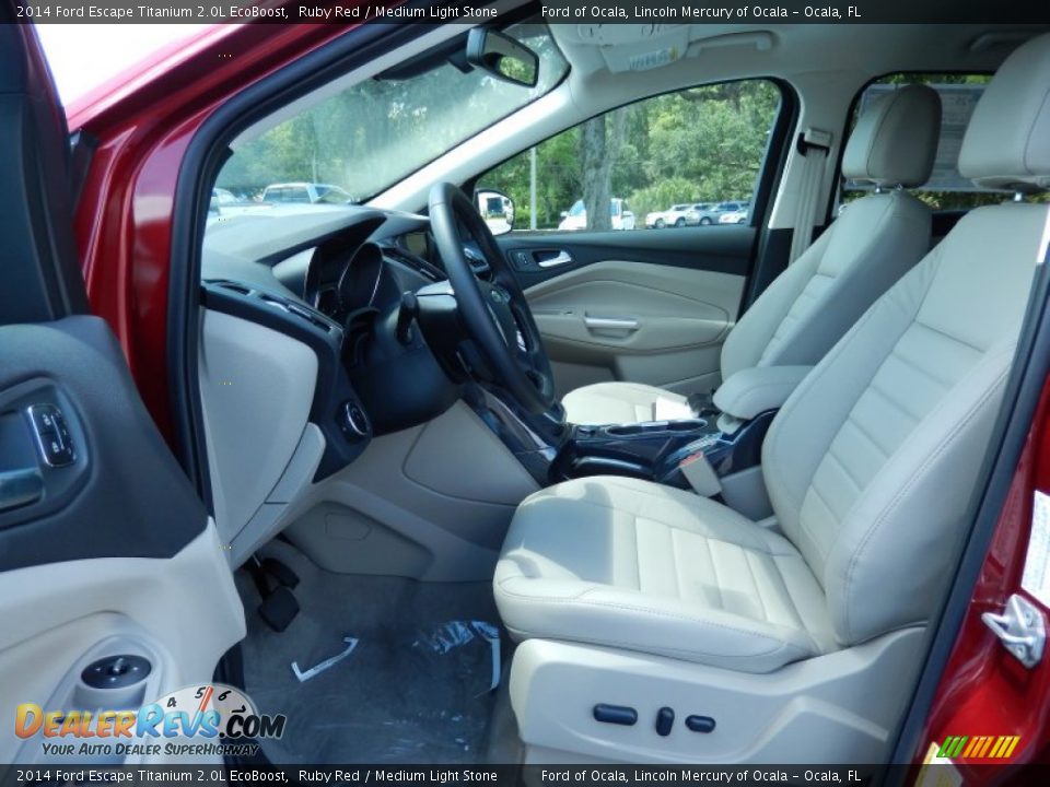 Front Seat of 2014 Ford Escape Titanium 2.0L EcoBoost Photo #6