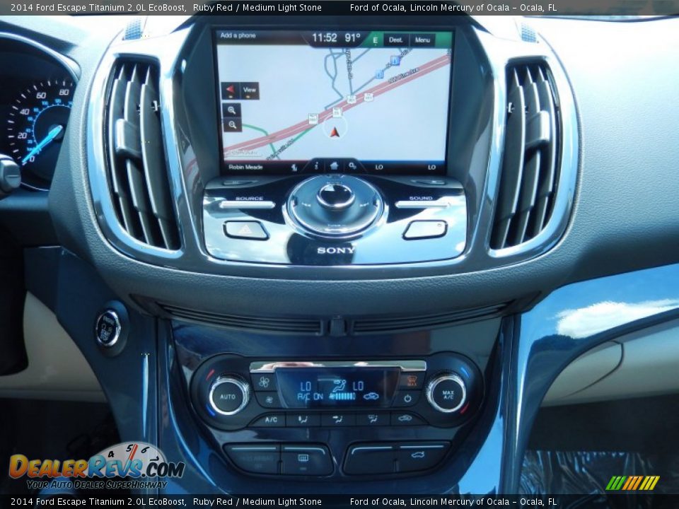 Controls of 2014 Ford Escape Titanium 2.0L EcoBoost Photo #10