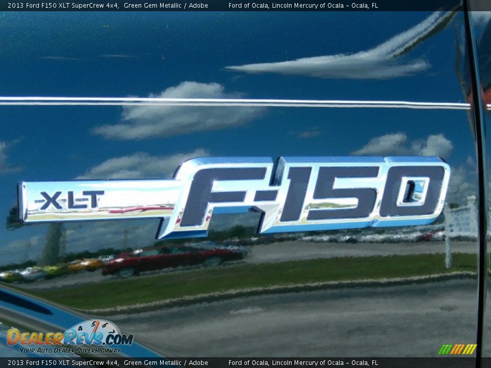 2013 Ford F150 XLT SuperCrew 4x4 Green Gem Metallic / Adobe Photo #5