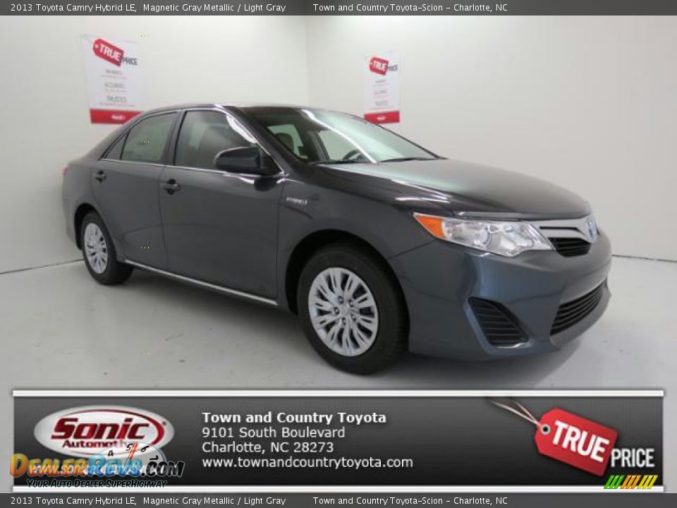 2013 Toyota Camry Hybrid LE Magnetic Gray Metallic / Light Gray Photo #1