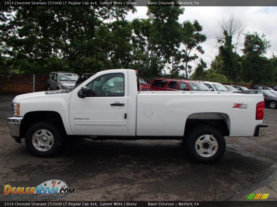 2014 Chevrolet Silverado 2500HD LT Regular Cab 4x4 Summit White / Ebony Photo #1