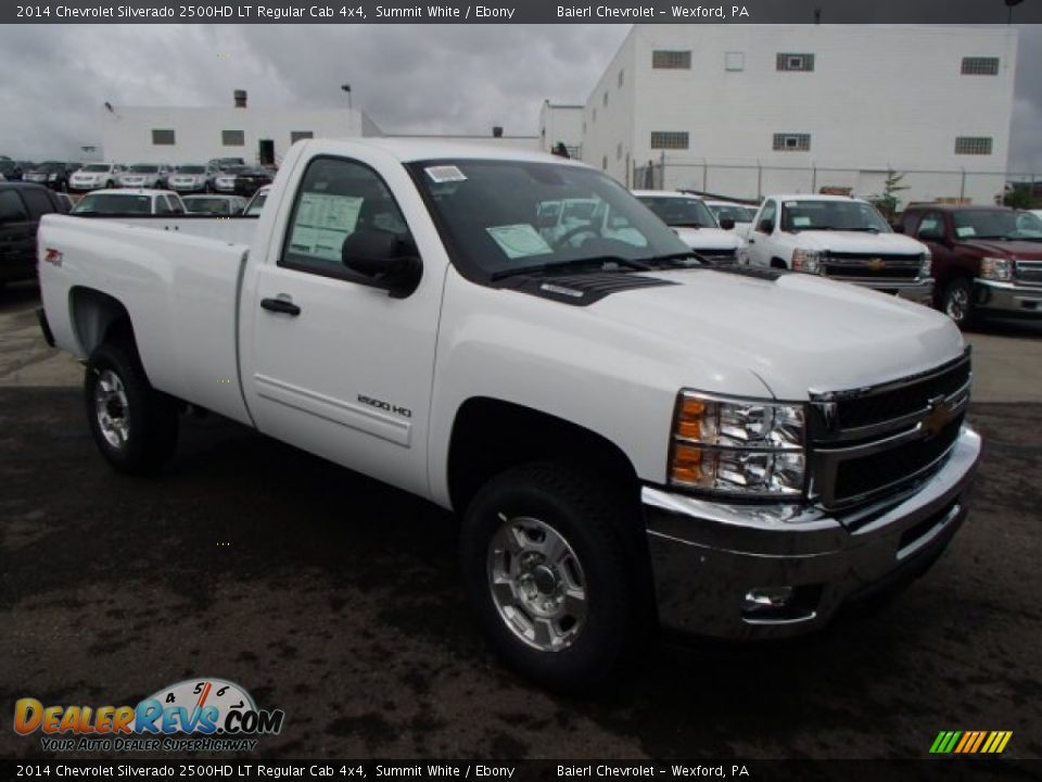 2014 Chevrolet Silverado 2500HD LT Regular Cab 4x4 Summit White / Ebony Photo #4
