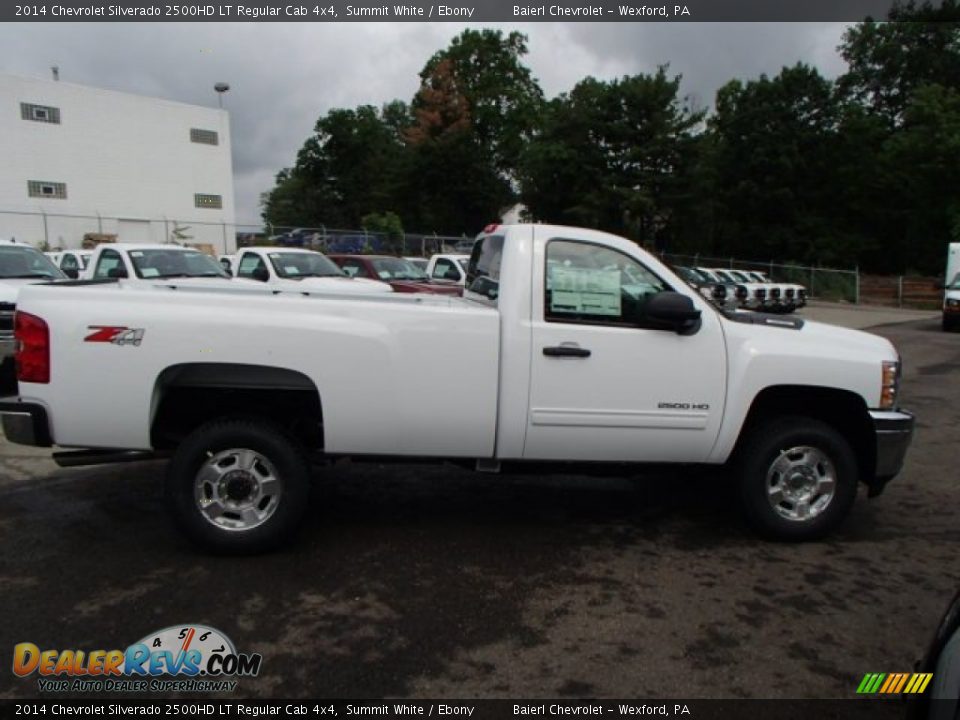 2014 Chevrolet Silverado 2500HD LT Regular Cab 4x4 Summit White / Ebony Photo #5
