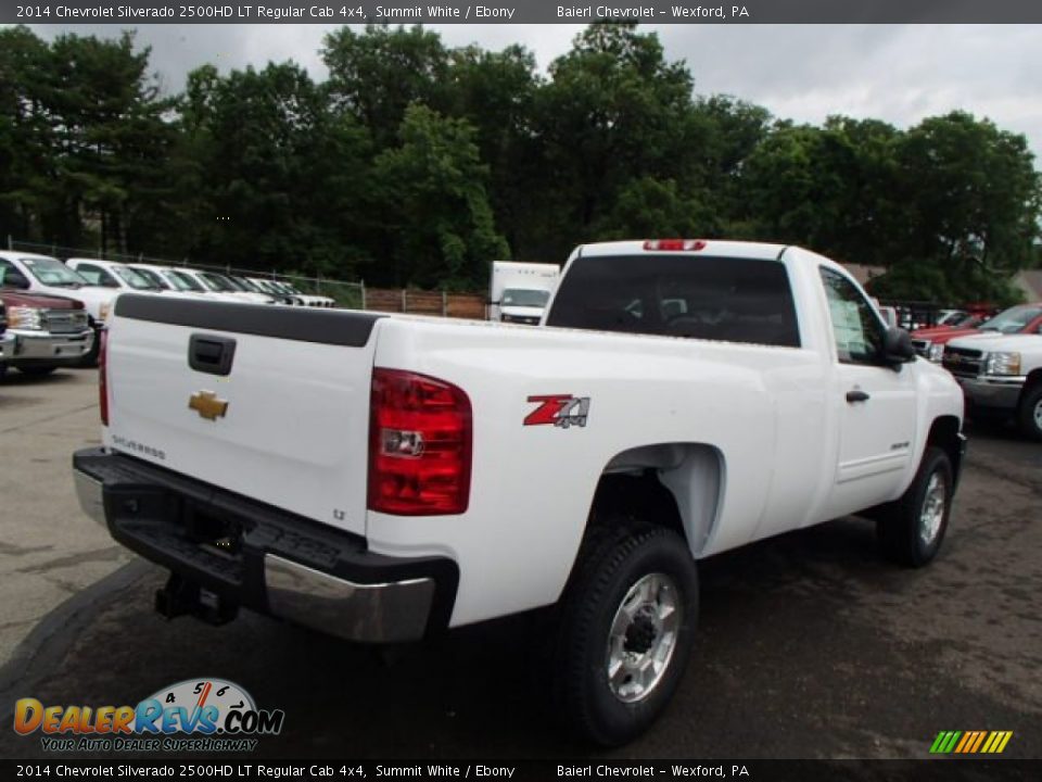 2014 Chevrolet Silverado 2500HD LT Regular Cab 4x4 Summit White / Ebony Photo #6