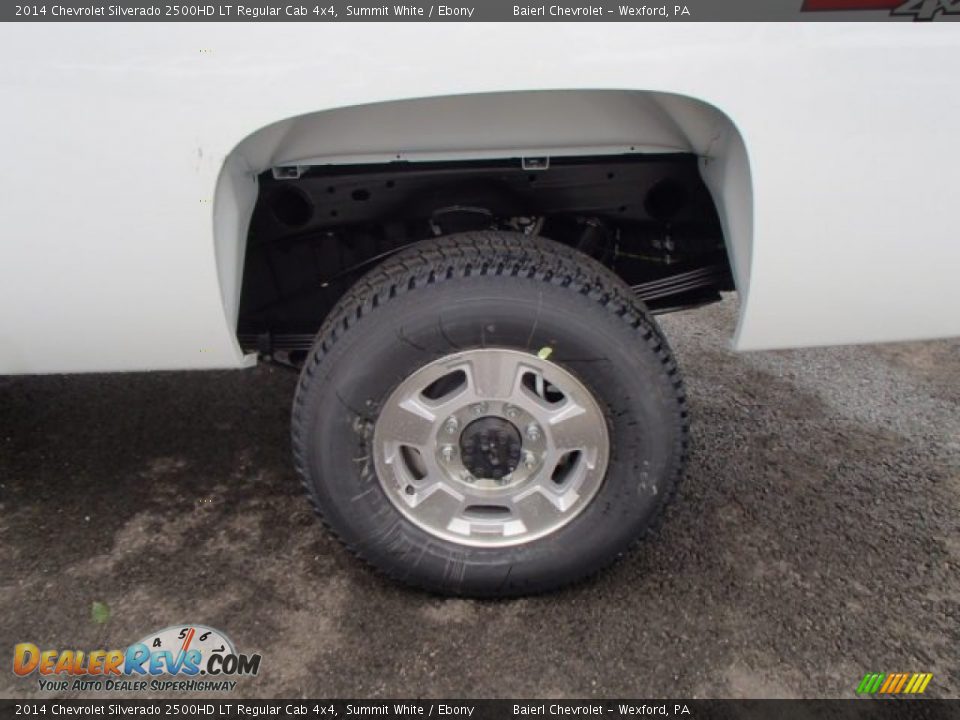 2014 Chevrolet Silverado 2500HD LT Regular Cab 4x4 Summit White / Ebony Photo #9