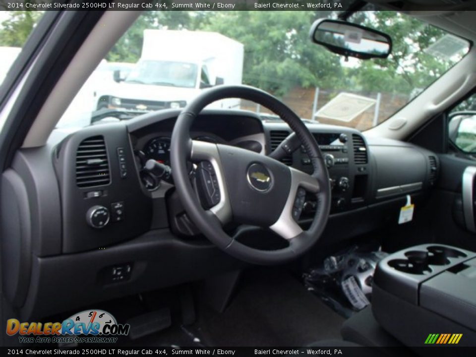2014 Chevrolet Silverado 2500HD LT Regular Cab 4x4 Summit White / Ebony Photo #10