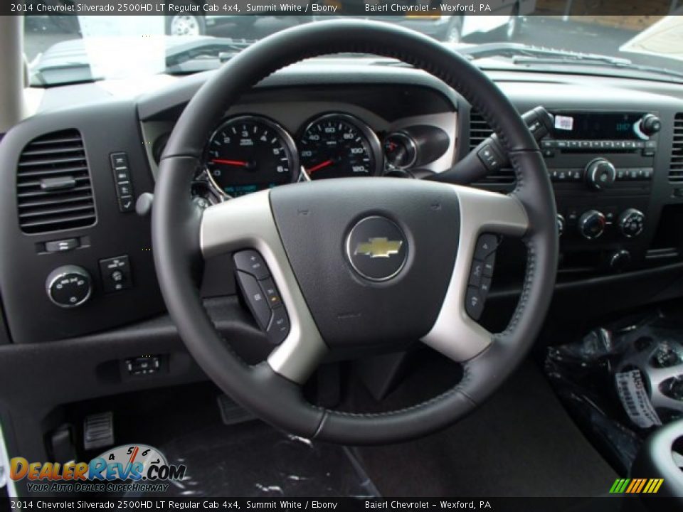 2014 Chevrolet Silverado 2500HD LT Regular Cab 4x4 Summit White / Ebony Photo #17