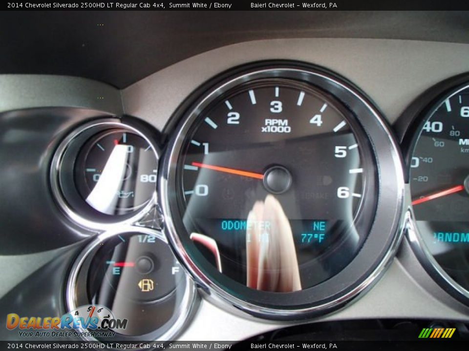 2014 Chevrolet Silverado 2500HD LT Regular Cab 4x4 Summit White / Ebony Photo #19