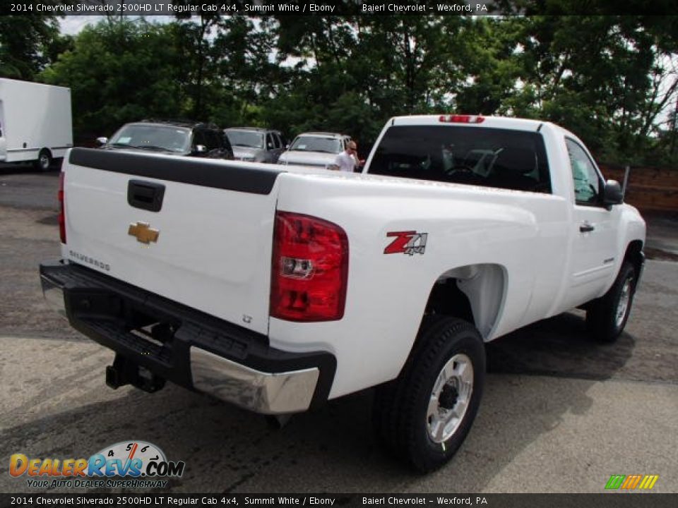 2014 Chevrolet Silverado 2500HD LT Regular Cab 4x4 Summit White / Ebony Photo #6