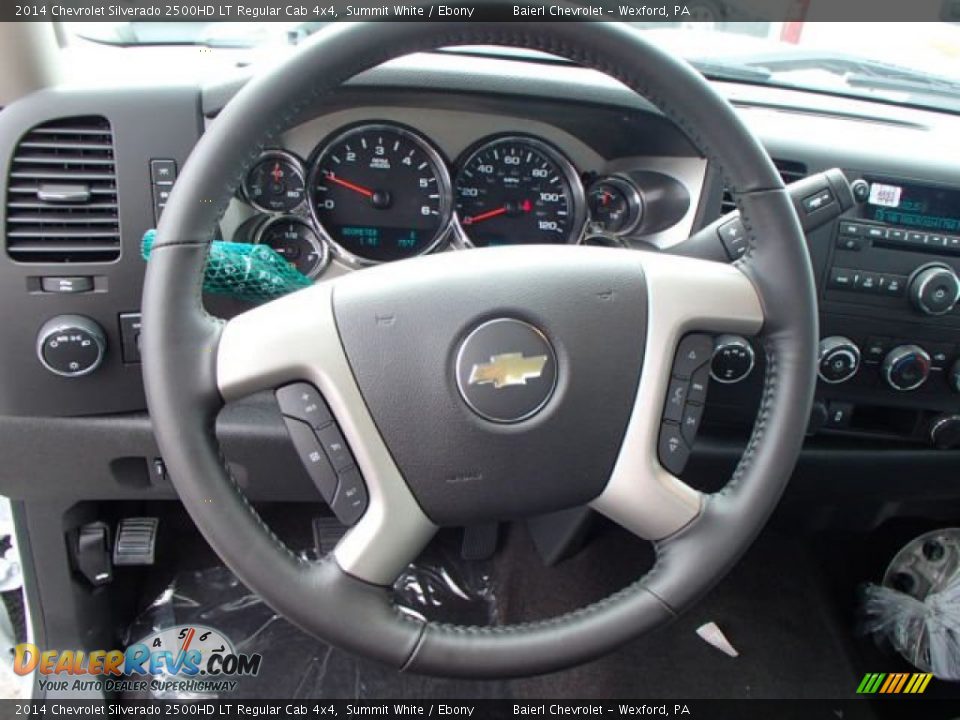 2014 Chevrolet Silverado 2500HD LT Regular Cab 4x4 Summit White / Ebony Photo #17