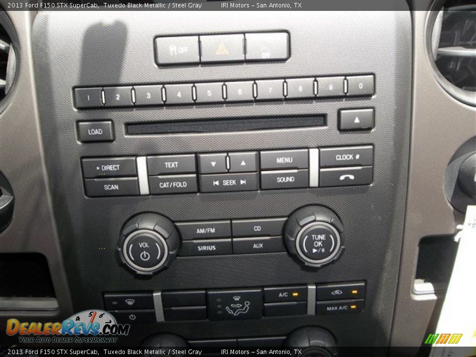 2013 Ford F150 STX SuperCab Tuxedo Black Metallic / Steel Gray Photo #21