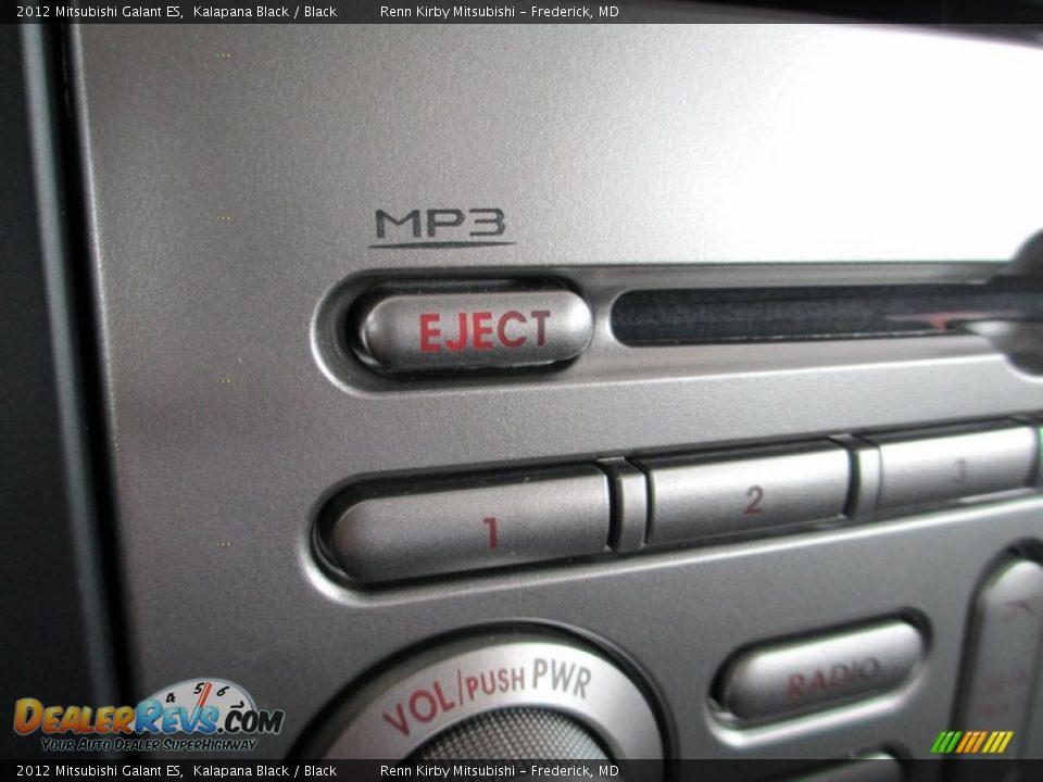 2012 Mitsubishi Galant ES Kalapana Black / Black Photo #21