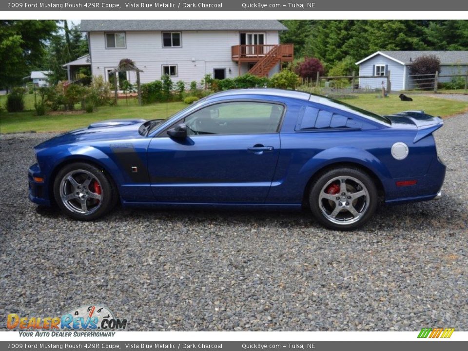 Vista Blue Metallic 2009 Ford Mustang Roush 429R Coupe Photo #2