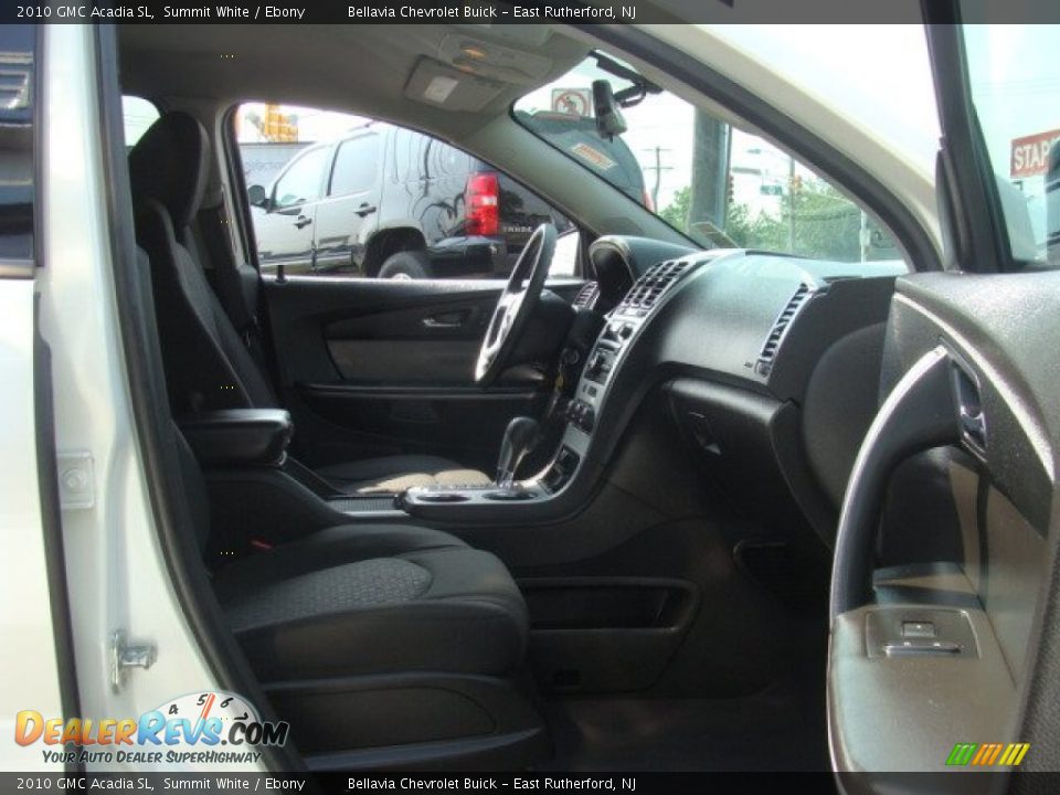 2010 GMC Acadia SL Summit White / Ebony Photo #8