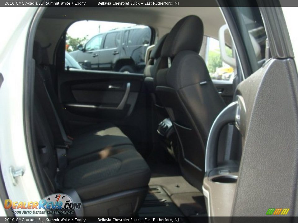 2010 GMC Acadia SL Summit White / Ebony Photo #12