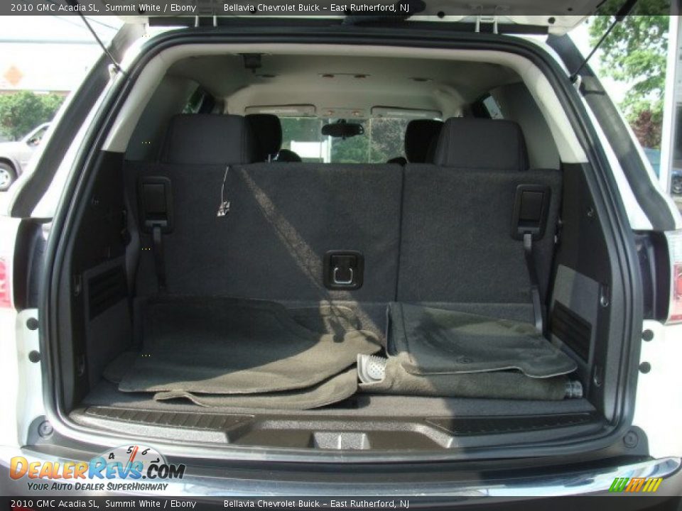 2010 GMC Acadia SL Summit White / Ebony Photo #13