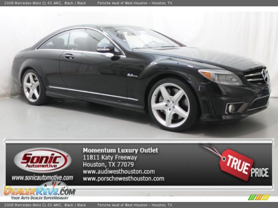 2008 Mercedes-Benz CL 63 AMG Black / Black Photo #1