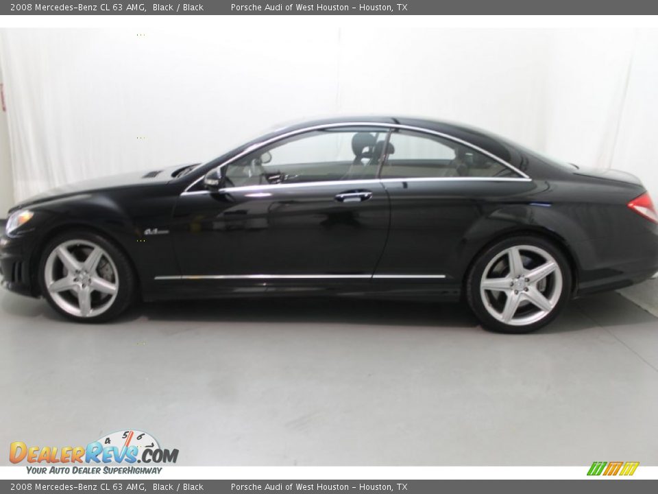 2008 Mercedes-Benz CL 63 AMG Black / Black Photo #13