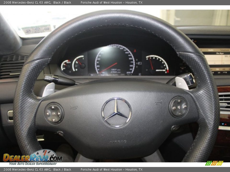 2008 Mercedes-Benz CL 63 AMG Black / Black Photo #20