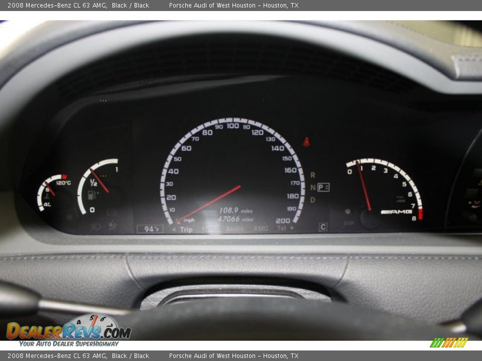 2008 Mercedes-Benz CL 63 AMG Black / Black Photo #25
