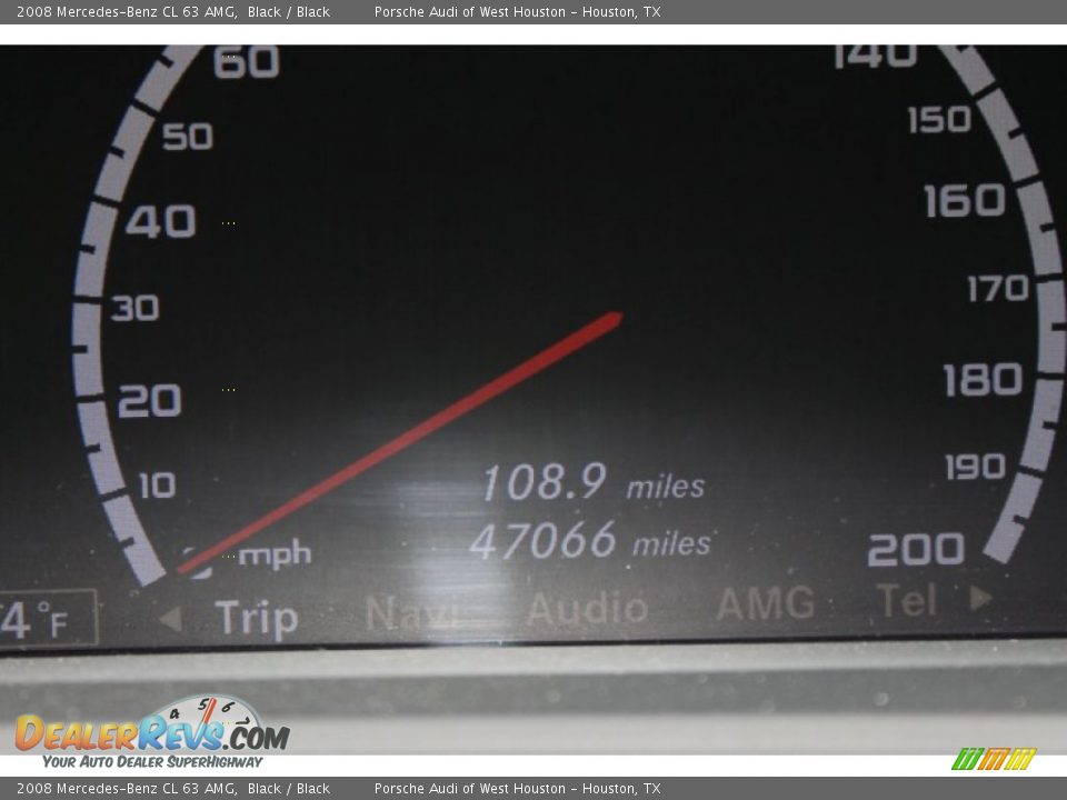 2008 Mercedes-Benz CL 63 AMG Black / Black Photo #26