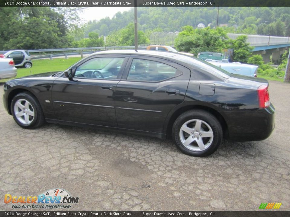 2010 Dodge Charger SXT Brilliant Black Crystal Pearl / Dark Slate Gray Photo #3