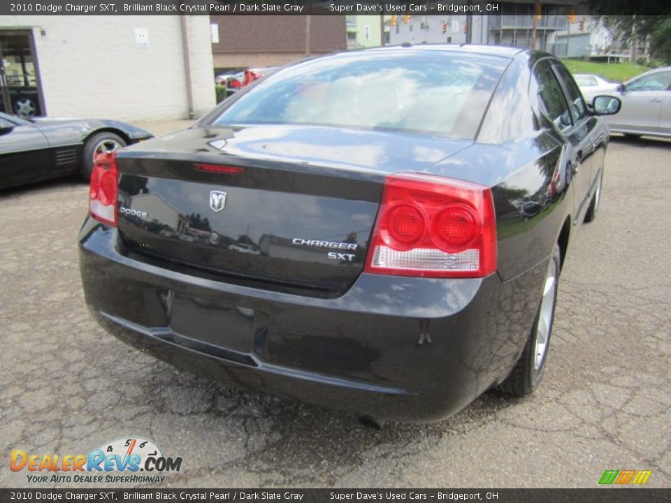 2010 Dodge Charger SXT Brilliant Black Crystal Pearl / Dark Slate Gray Photo #7