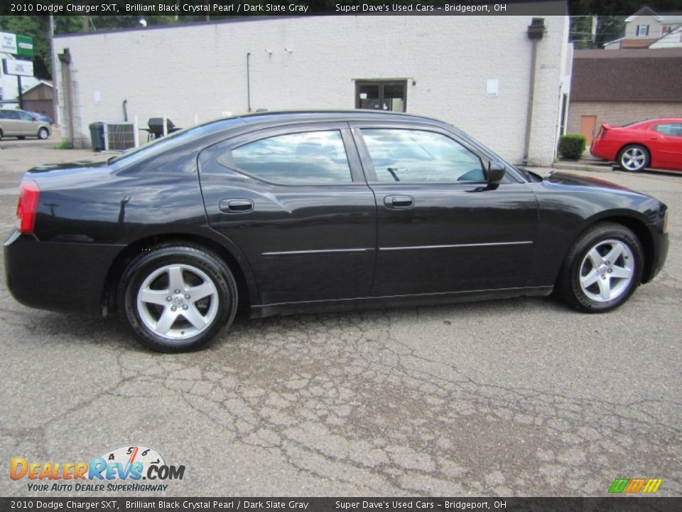 2010 Dodge Charger SXT Brilliant Black Crystal Pearl / Dark Slate Gray Photo #9