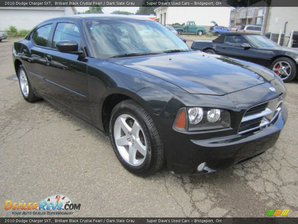 2010 Dodge Charger SXT Brilliant Black Crystal Pearl / Dark Slate Gray Photo #11