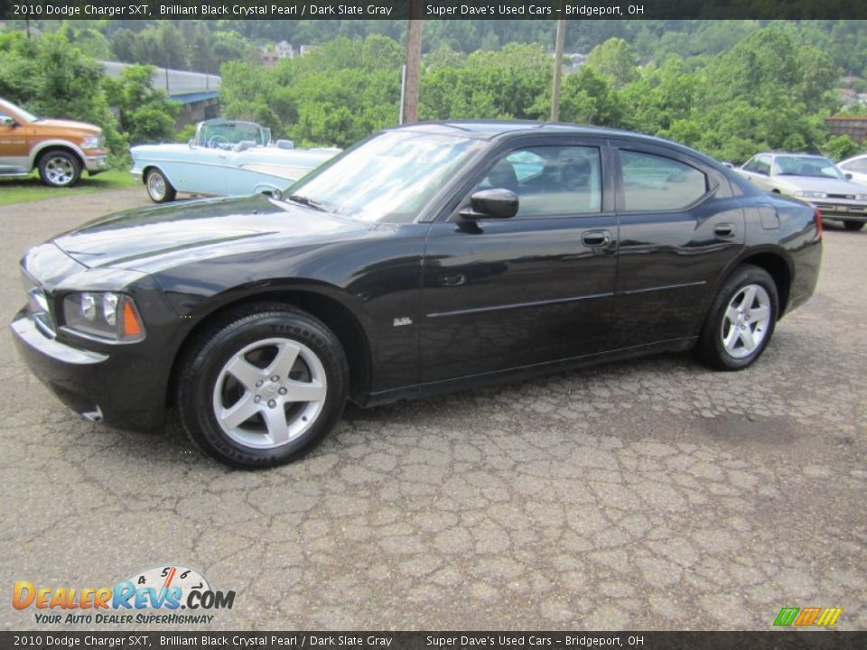 2010 Dodge Charger SXT Brilliant Black Crystal Pearl / Dark Slate Gray Photo #15