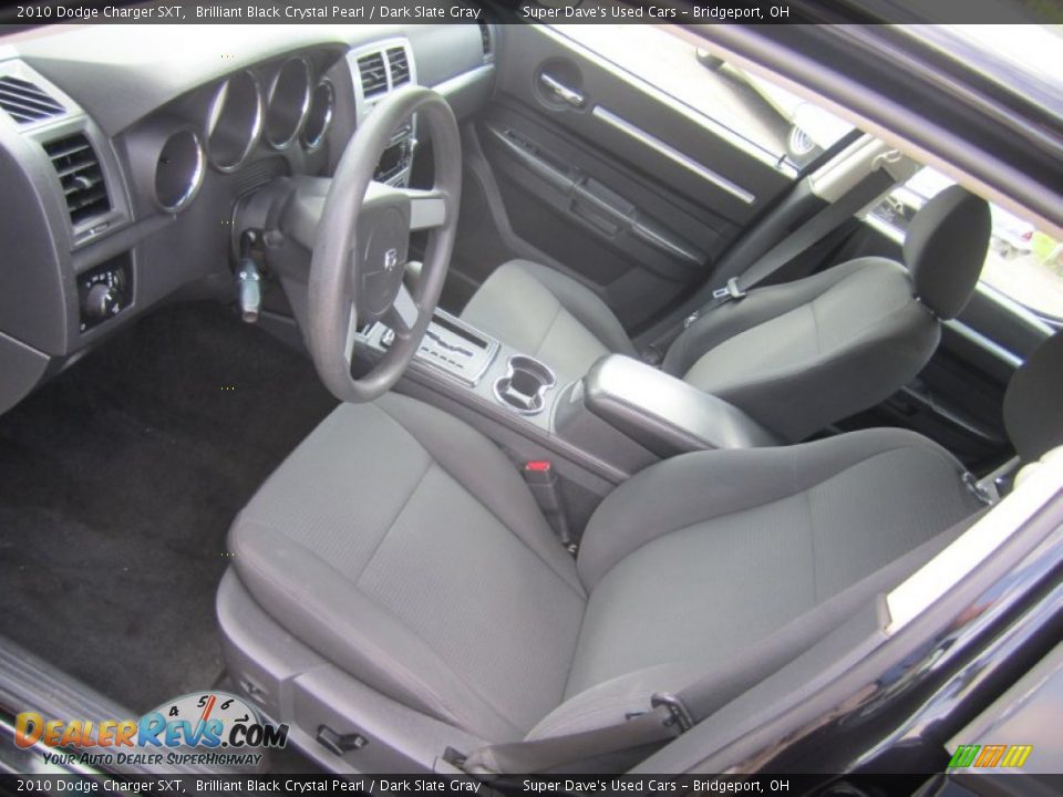 2010 Dodge Charger SXT Brilliant Black Crystal Pearl / Dark Slate Gray Photo #16