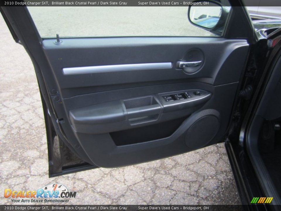 2010 Dodge Charger SXT Brilliant Black Crystal Pearl / Dark Slate Gray Photo #17