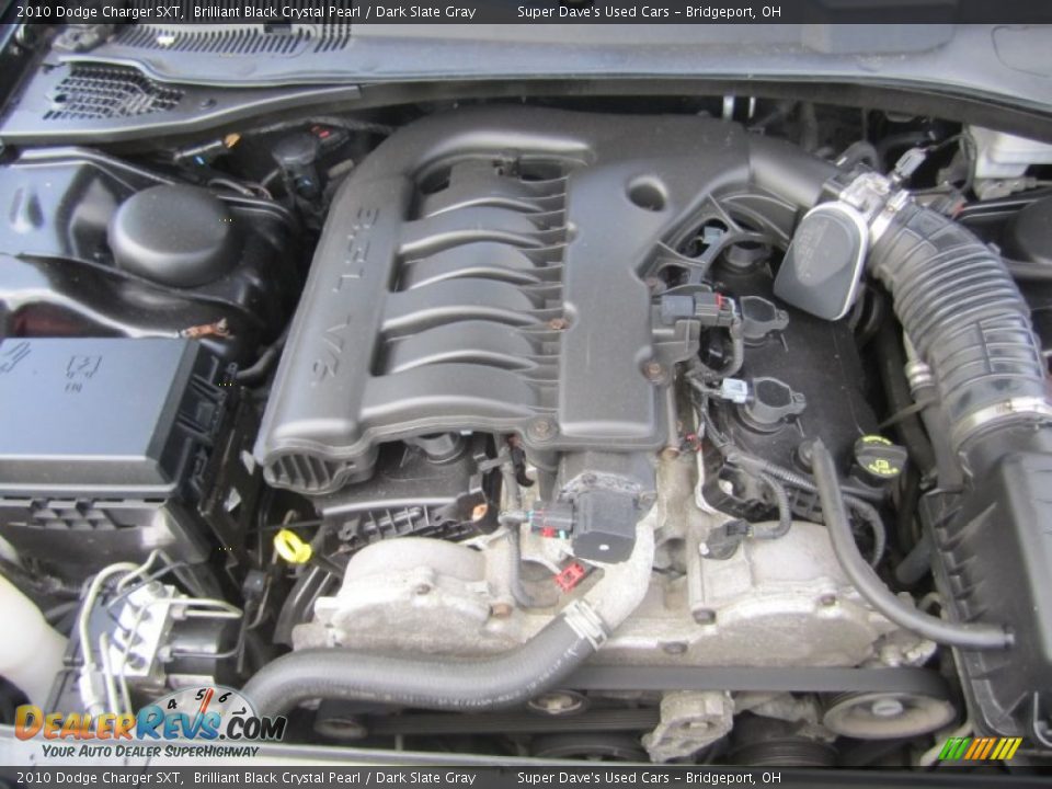 2010 Dodge Charger SXT Brilliant Black Crystal Pearl / Dark Slate Gray Photo #27