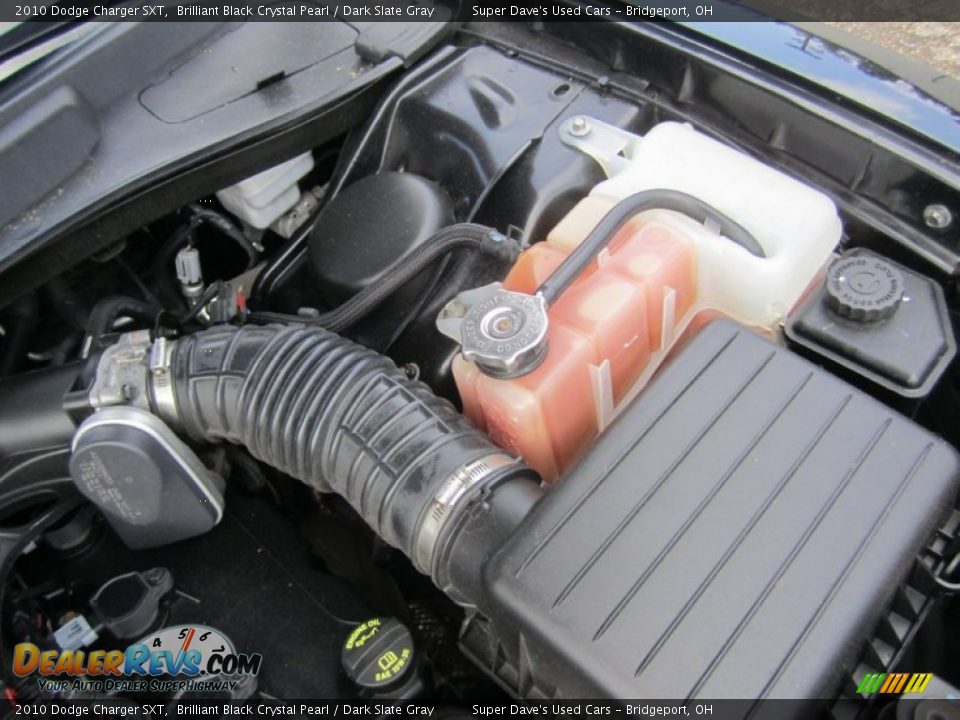 2010 Dodge Charger SXT Brilliant Black Crystal Pearl / Dark Slate Gray Photo #29