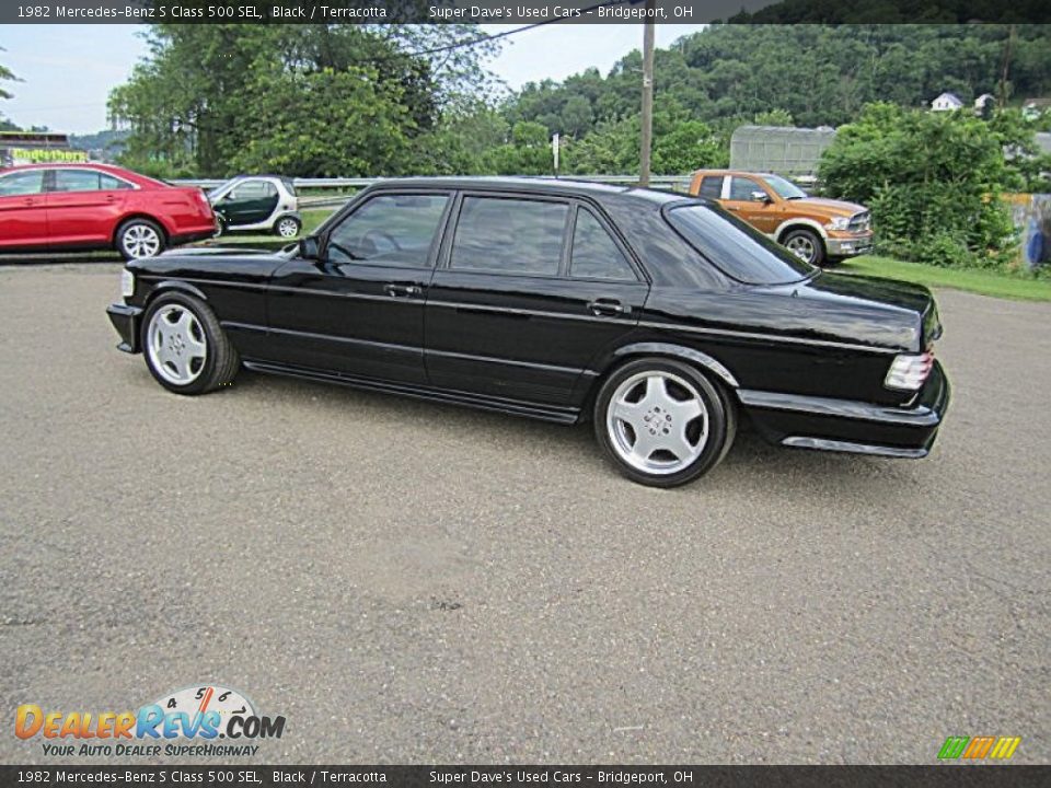 1982 Mercedes-Benz S Class 500 SEL Black / Terracotta Photo #3
