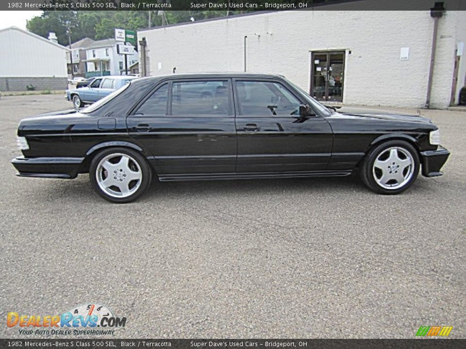 1982 Mercedes-Benz S Class 500 SEL Black / Terracotta Photo #8