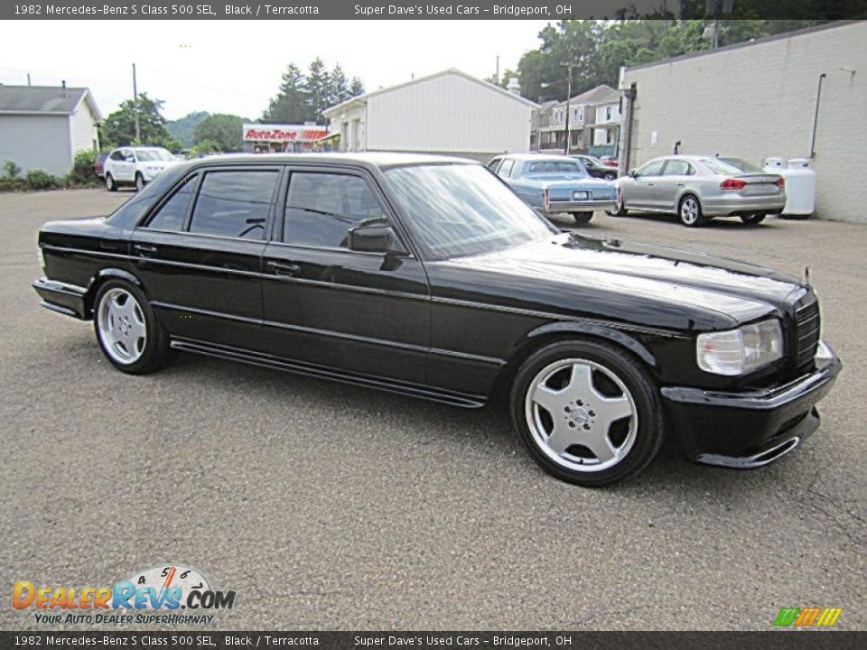 1982 Mercedes-Benz S Class 500 SEL Black / Terracotta Photo #9