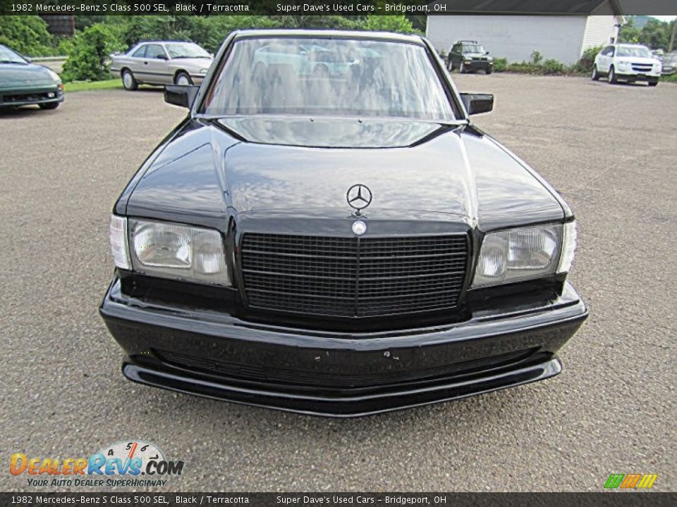 1982 Mercedes-Benz S Class 500 SEL Black / Terracotta Photo #11