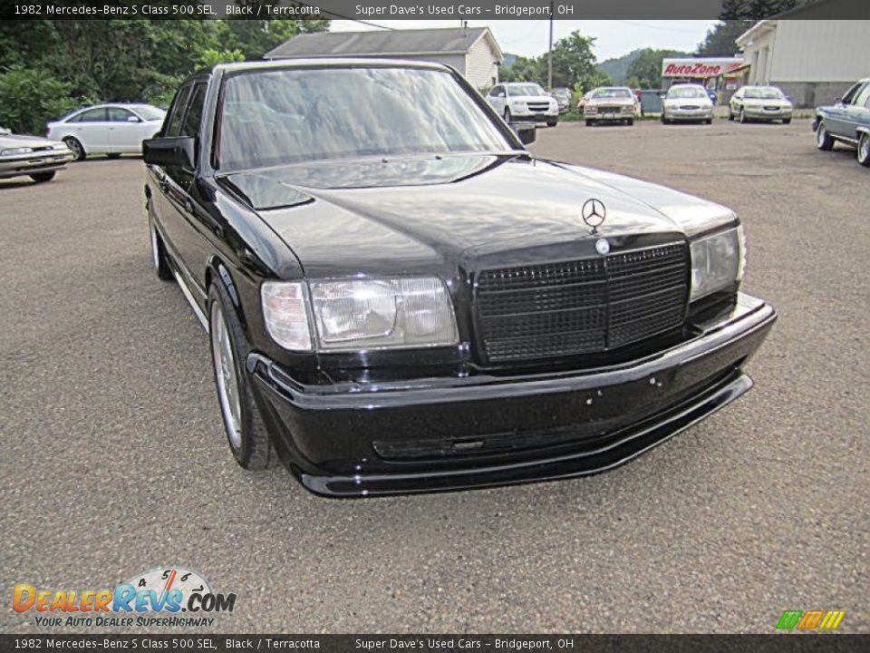 1982 Mercedes-Benz S Class 500 SEL Black / Terracotta Photo #12