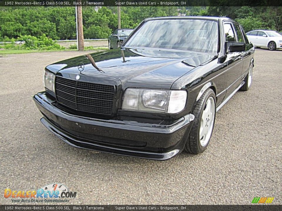 1982 Mercedes-Benz S Class 500 SEL Black / Terracotta Photo #13