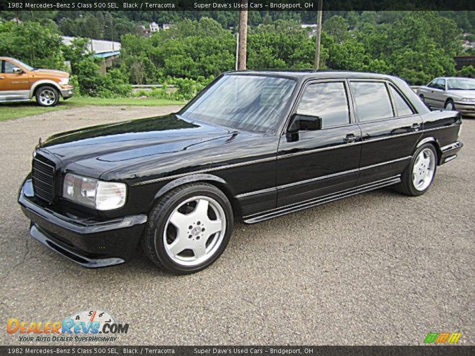 1982 Mercedes-Benz S Class 500 SEL Black / Terracotta Photo #14