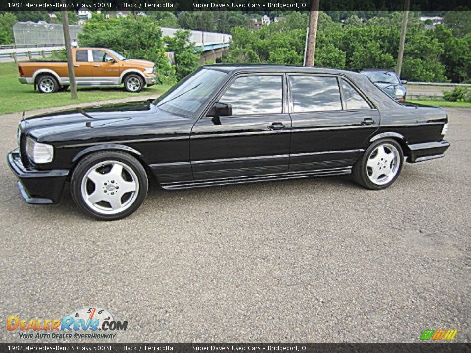 1982 Mercedes-Benz S Class 500 SEL Black / Terracotta Photo #15