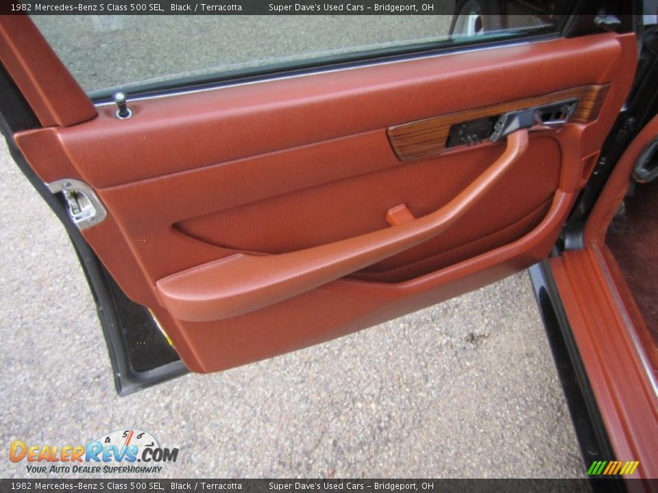 1982 Mercedes-Benz S Class 500 SEL Black / Terracotta Photo #18