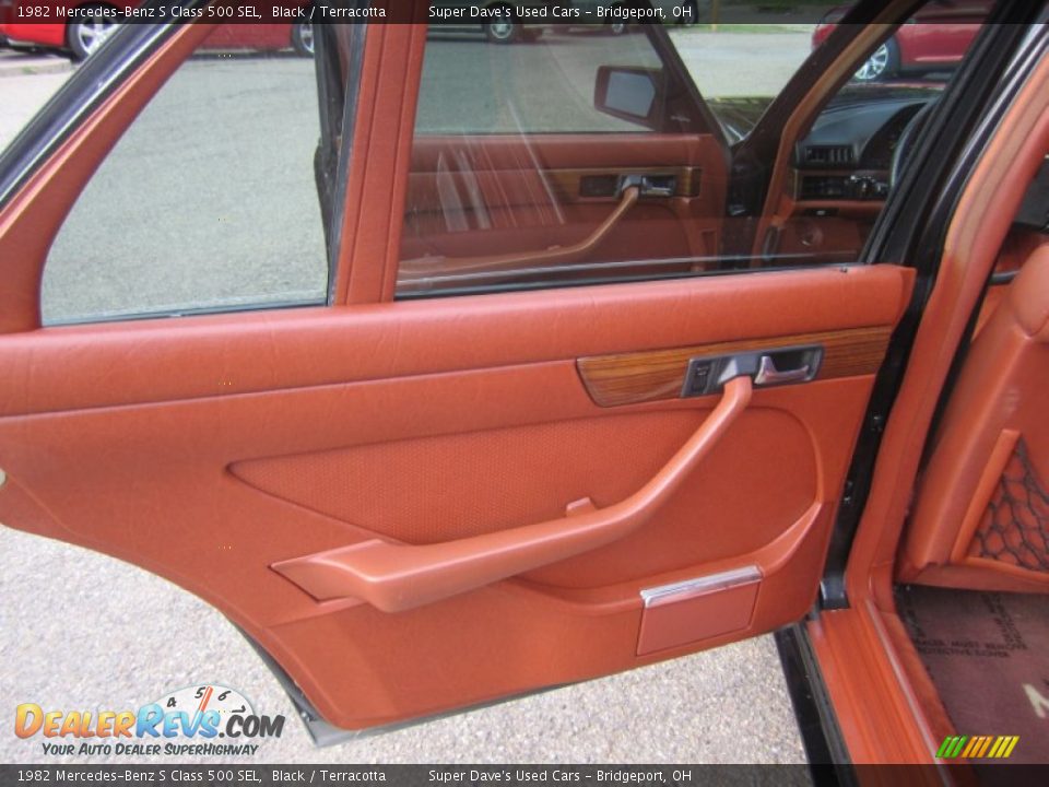 1982 Mercedes-Benz S Class 500 SEL Black / Terracotta Photo #21