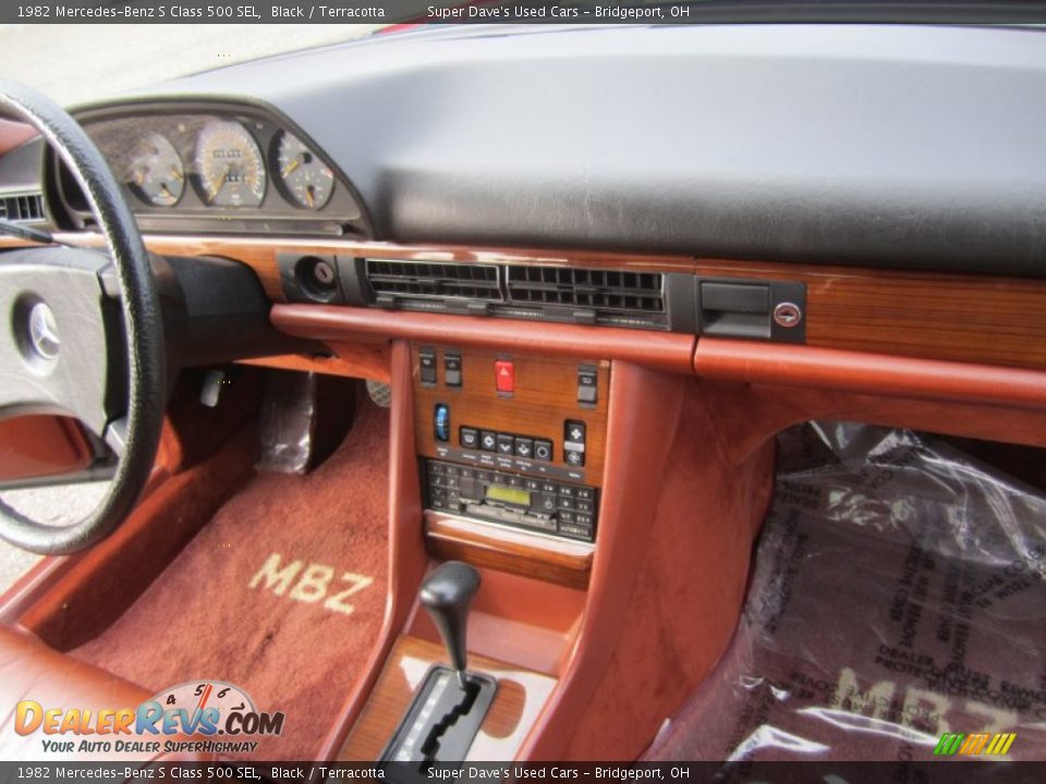 1982 Mercedes-Benz S Class 500 SEL Black / Terracotta Photo #30