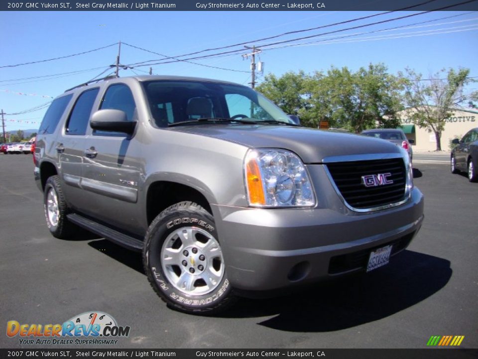 2007 GMC Yukon SLT Steel Gray Metallic / Light Titanium Photo #1