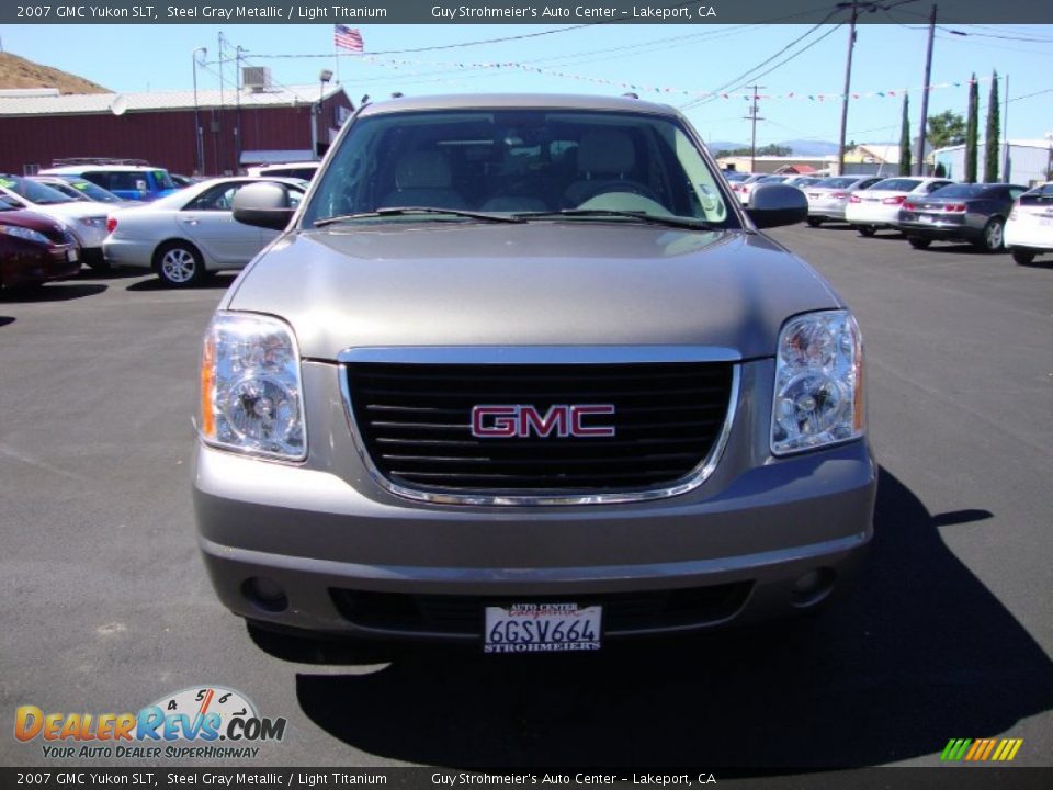 2007 GMC Yukon SLT Steel Gray Metallic / Light Titanium Photo #2